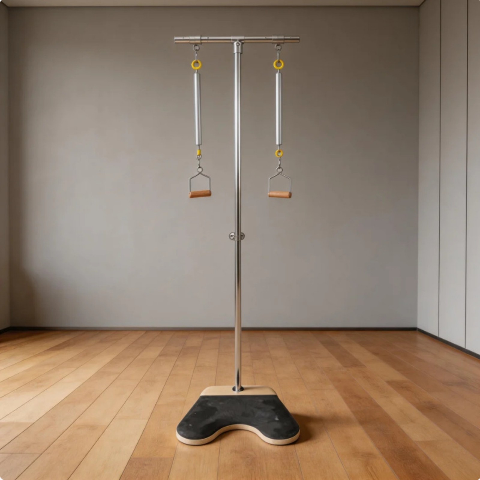 Standing Pilates Frame Polished Metal Floor Standing Stretch Frame
