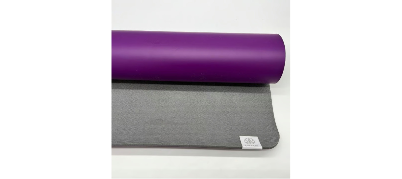 GAIAM Purple Premium 5mm Dry-Grip Thick Non Slip Exercise & Fitness Mat NWOT #4