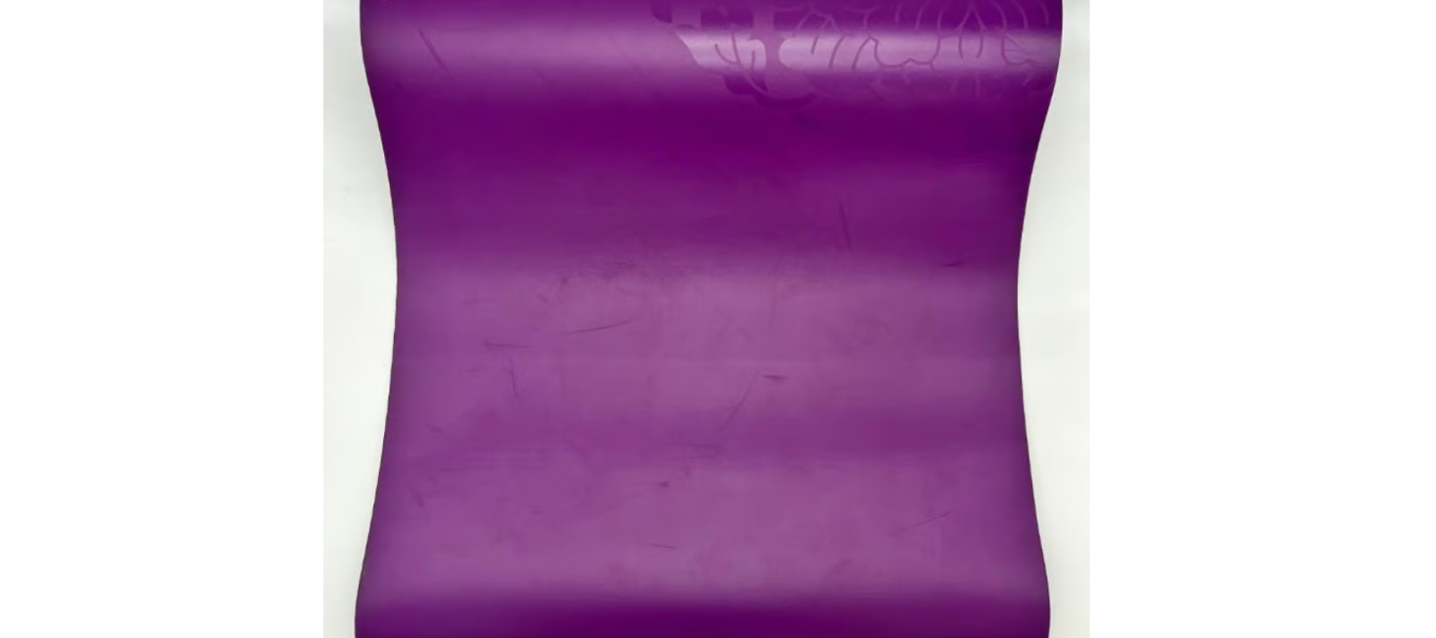 GAIAM Purple Premium 5mm Dry-Grip Thick Non Slip Exercise & Fitness Mat NWOT #4