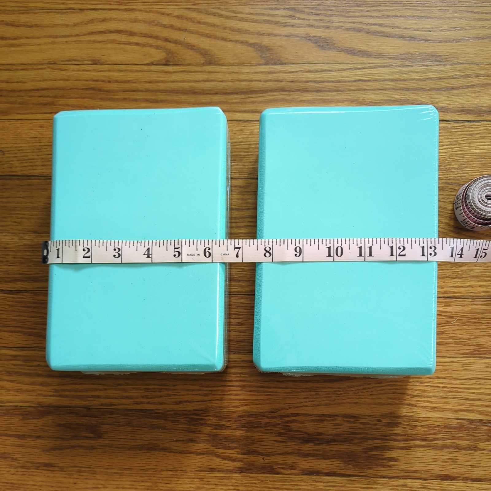 Set of 2 High Density Yoga Blocks, 9&Prime;x6&Prime;x4&Prime; Each, Pair (Green)