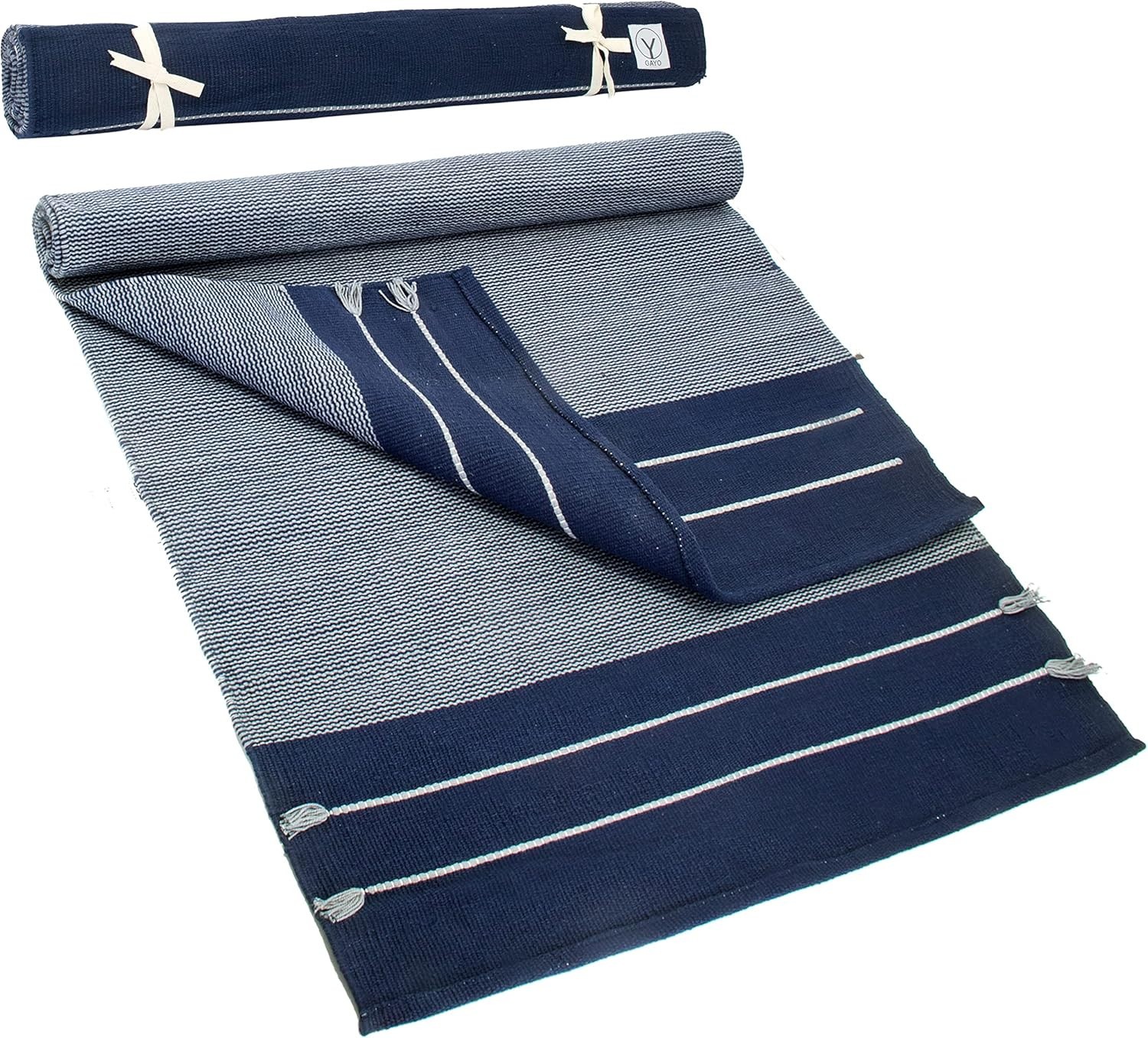 Y O Gayo Handmade Organic Yoga Mat Made with 100% Organic Cotton Yoga Mat