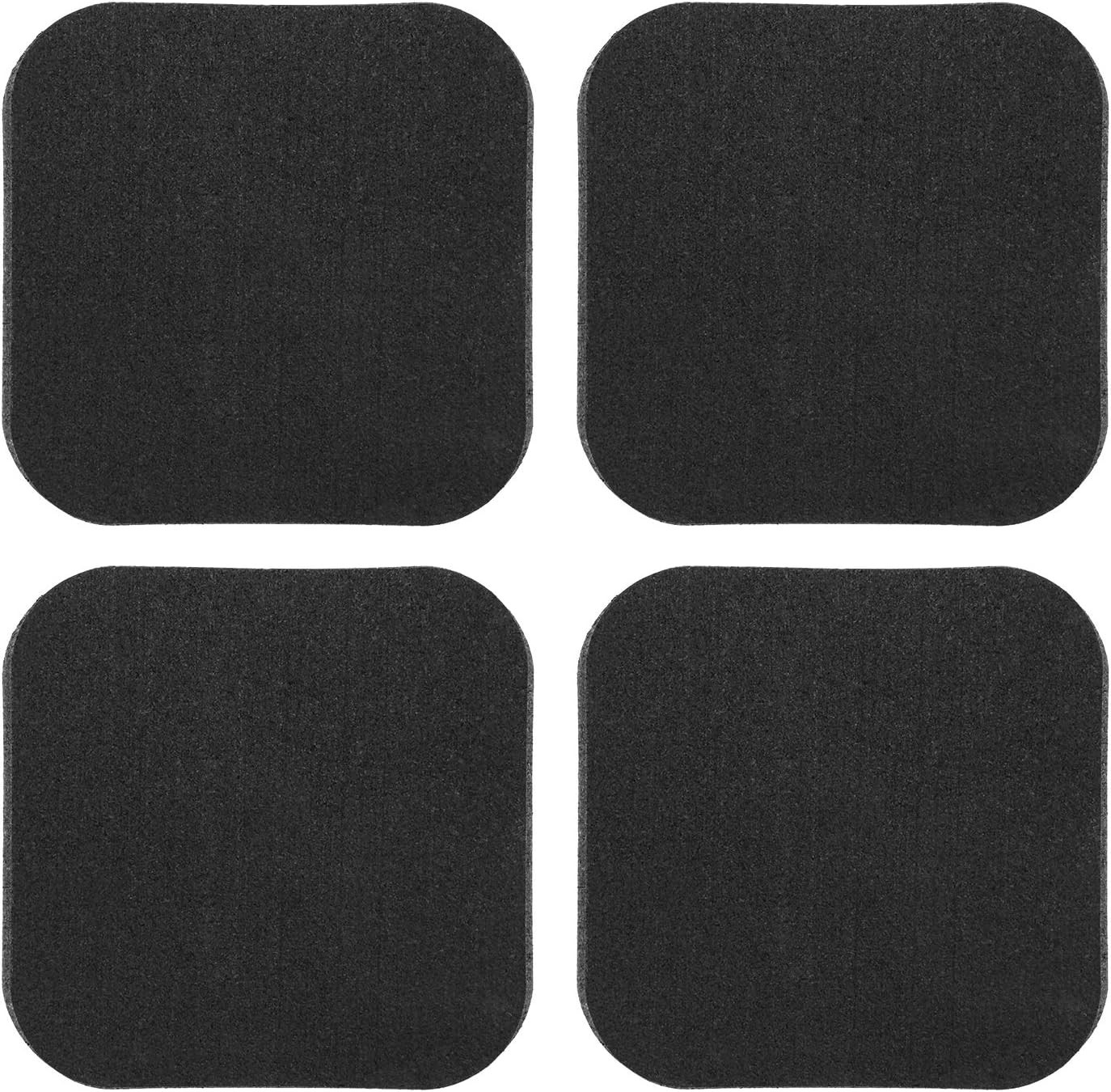 4Pcs Treadmill Mats, High Density Equipment Pads Noise Reduction for Floor Pr…