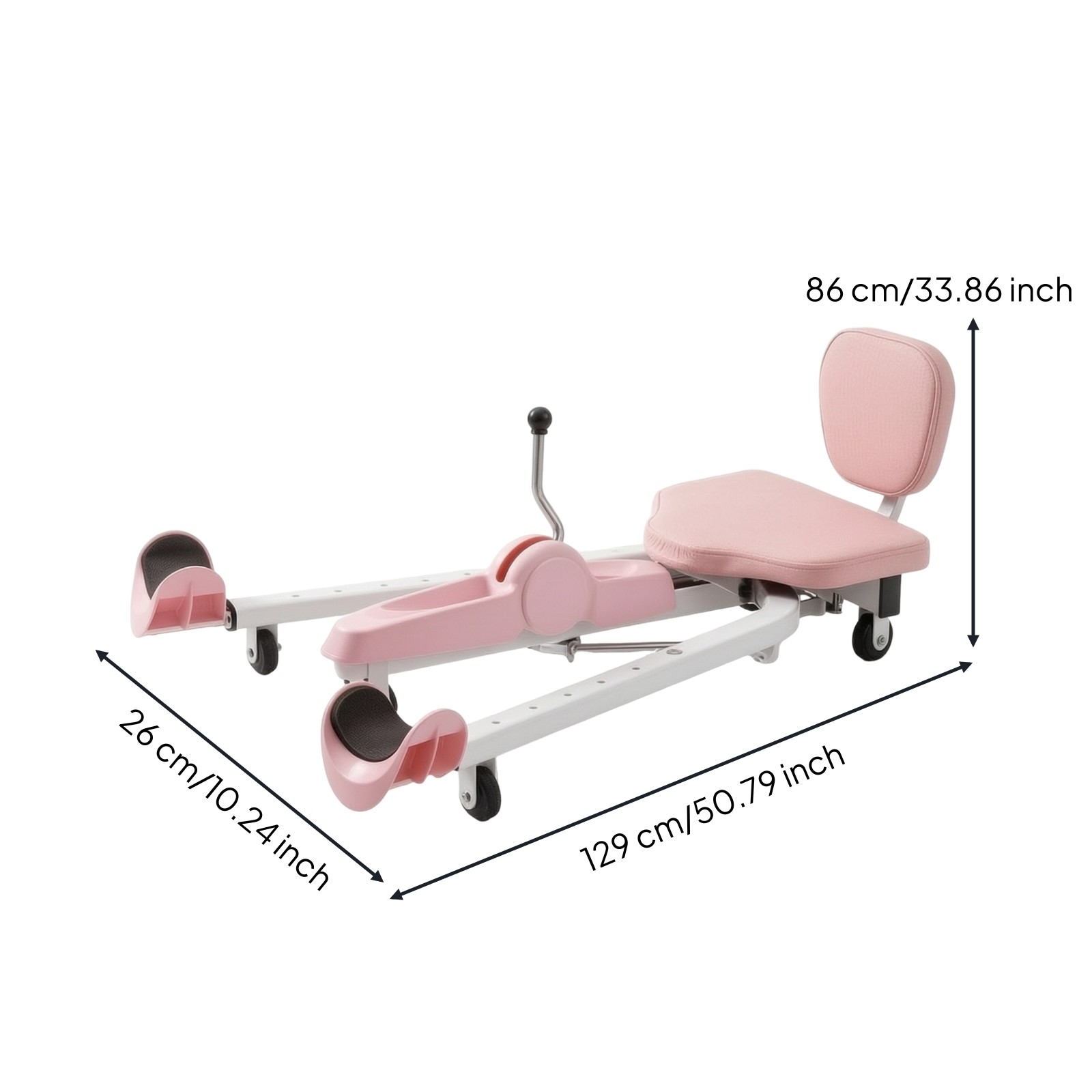 Leg Stretching Machine with Wheels Comfortable Leg Split Machine Portable