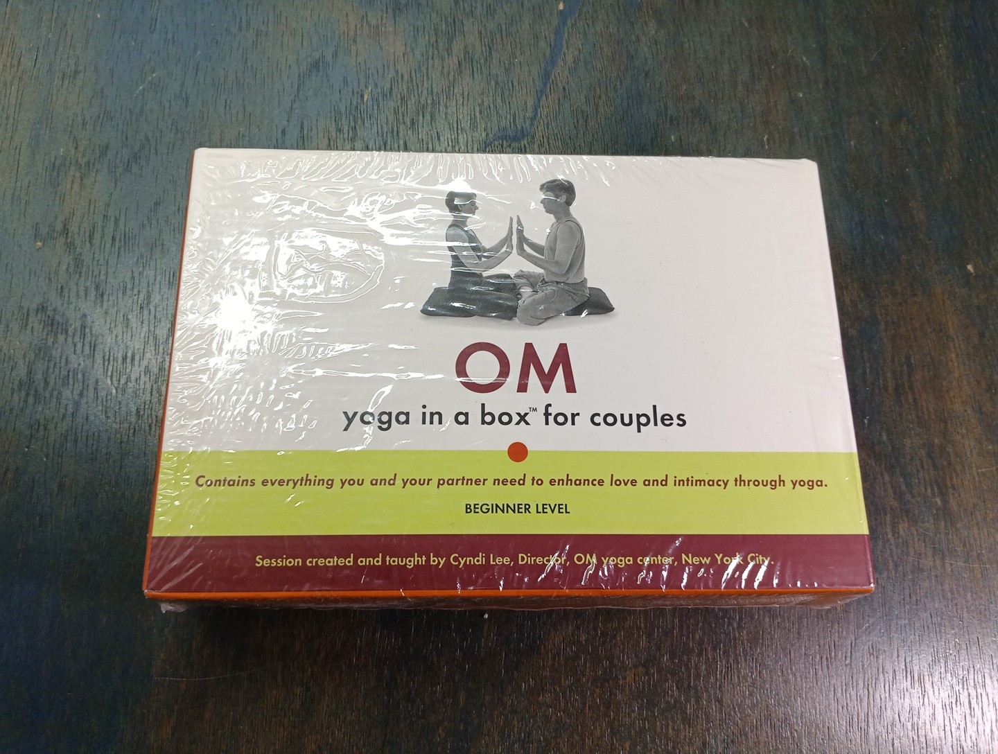 OM: Yoga in a Box for Couples – New, Still Sealed! CD, Flashcards, Candle, Etc